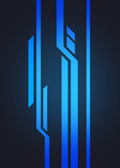 Abstract Background with Purple Neon Lines 