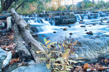 waterfall in the park