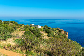 Hiking in the Zingaro National Park. The Riserva naturale dello Zingaro was the first natural...