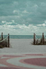 entrance Miami Beach beautiful relax 