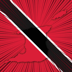 Trinidad and Tobago Independence Day Map Design