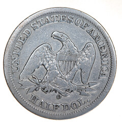 1854 USA Silver Half Dollar