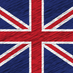 12 June British National Day Flag Design