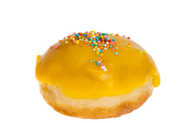 Fototapeta na wymiar donut in glaze isolated