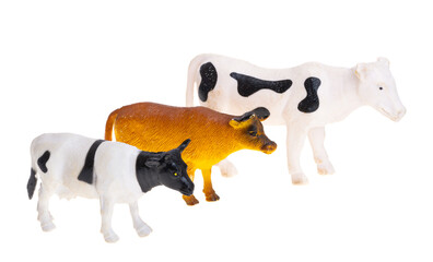 cow figurine isolated