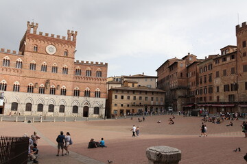 Fototapeta na wymiar piazza del campo city, Florence, Italy