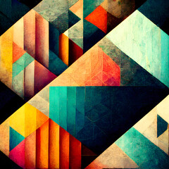 Fototapeta premium abstract background with triangles