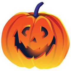 orange pumpkin on holiday halloween