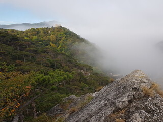 Wonderful nature scenery in lower austria near moedling next to capitol city vienna, austria