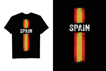 Spain Flag Soccer Football Jersey 2022 Flag T-Shirt