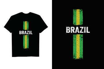  Brazil Flag Soccer Football Jersey 2022 Flag T-Shirt