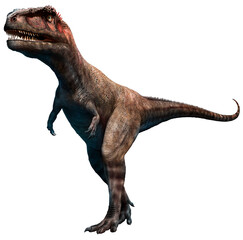 Mapusaurus from the Cretaceous era 3D illustration	