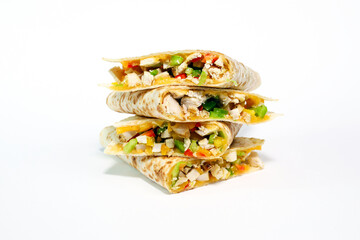 High quality food pictures with a white background