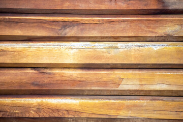 Naklejka premium background and texture of the wall of wooden planks