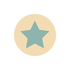 Retro vintage Christmas icon, design for highlights of instagram, blogs, stickers, postcards