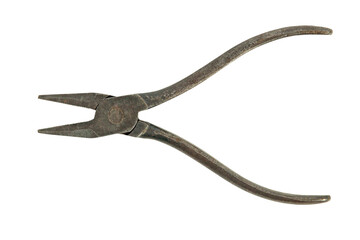 Obraz premium Metal pliers isolated on a transparent.