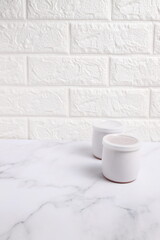 Mockup kitchen jars for sugar and salt