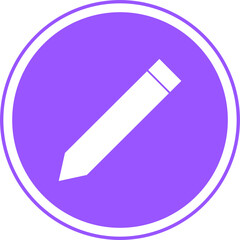Pen icon, pencil icon, edit button