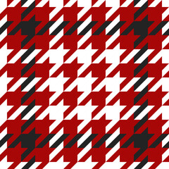 Fototapeta premium Goose foot. Houndstooth tartan tweed