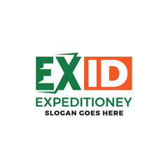 Expedition concept logo with speed illustration