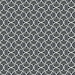 Seamless Art Deco scallop pattern background