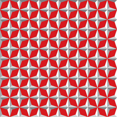 Seamless Christmas star wrapping paper pattern background