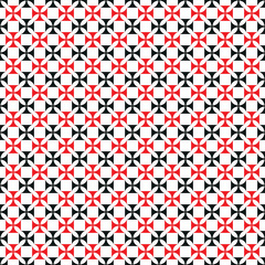 Seamless Medieval Cross pattern background