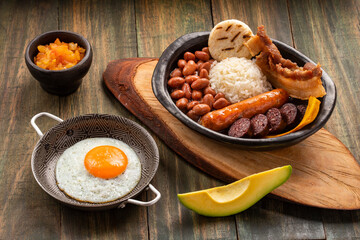 Bandeja paisa, main traditional Colombian dish