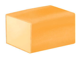 square Loaf bread. milk butter soft and puffy  bread. fresh baked. sweet  and dessert element clip art. vector illustration.pull man bread loaf.