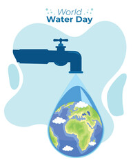 WORLD WATER DAY CONCEPT DESIGN