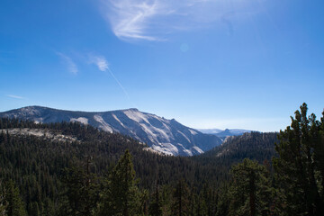 mountains and clouds