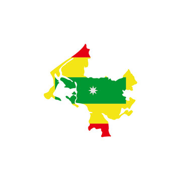 independence day of cartagena icon set vector sign symbol