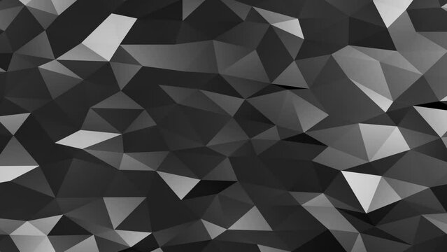 Dark Abstract Vector Background. Geometrical Looping Animation. Motion Graphic Design.