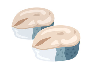 缶詰の鯖の水煮のイラスト