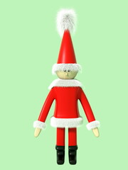 クリスマス・サンタクロースの人形