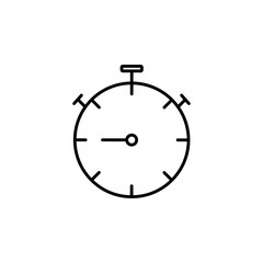 clock icon. outline icon