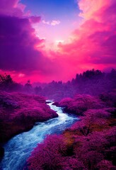 Fototapeta premium Purple Fantasy