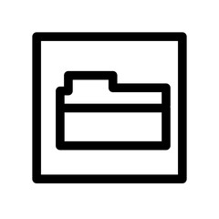 Obraz premium Archive Data Document File Folder Icon