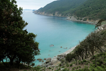 Naklejka premium 長崎県五島列島、野崎島、