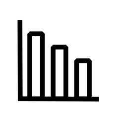 Fototapeta premium Business Finance Bankruptcy Chart Graph Business And Finance Dollar Icon