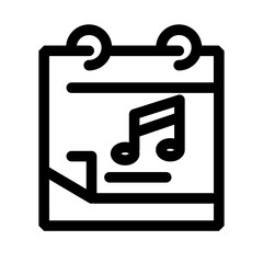 Calender Music Schedule Event Day Date Festival Icon