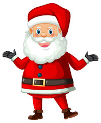 Santa Claus in cartoon style