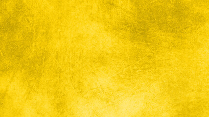 Yellow grunge cement wall, textured background