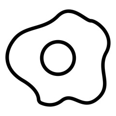 egg line icon