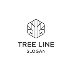 Tree logo icon design template 