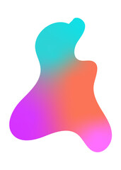 Obraz premium Abstract Gradient Shapes 