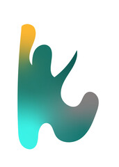 Obraz premium Abstract Gradient Shapes 