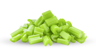 Fresh celery isolated on transparent png