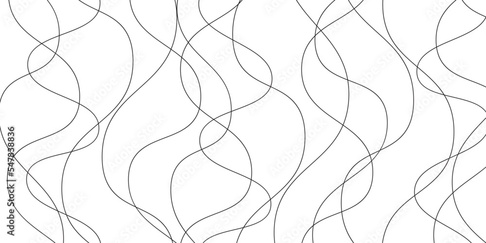 Aufkleber abstract line irregular wave pattern. black wavy background with vertical lines. minimal monochrome 