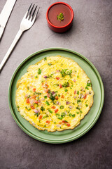 Masala Omelette Indian Style